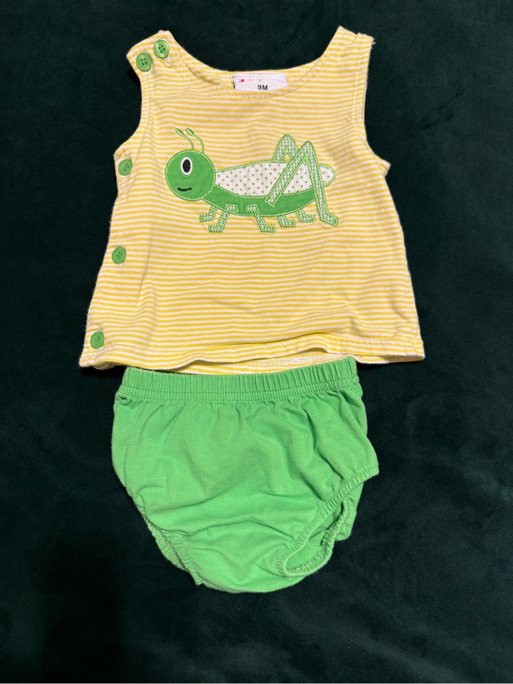Jellybean Cricket Bubble 2-piece tank 9 months